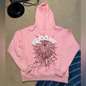 Sp5der Spider Hoodie Pink Size Small Mens Young Thug